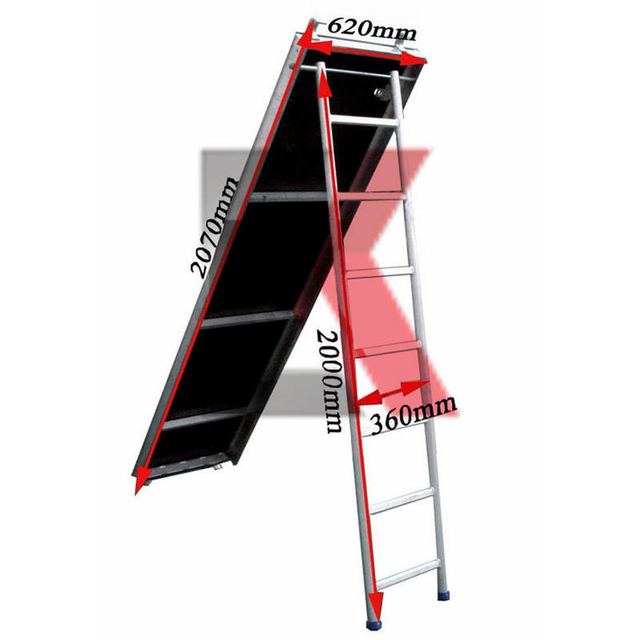 Хэт их хөнгөн цагаан ally scaffolding алхах самбар