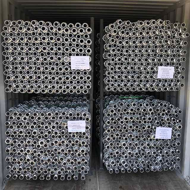 HDG босоо цоорхойтой Cuplock Scaffolding систем