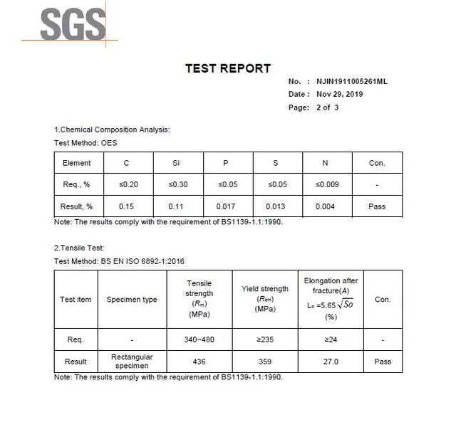 Scaffolding TUBE SGS 02